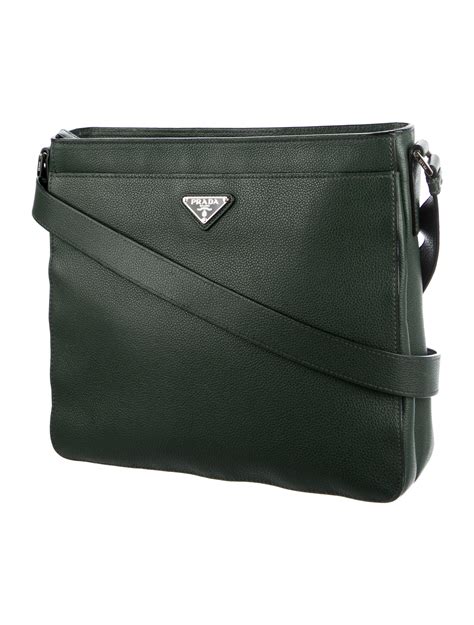 prada tasche vit daino|Prada vitello daino messenger bag.